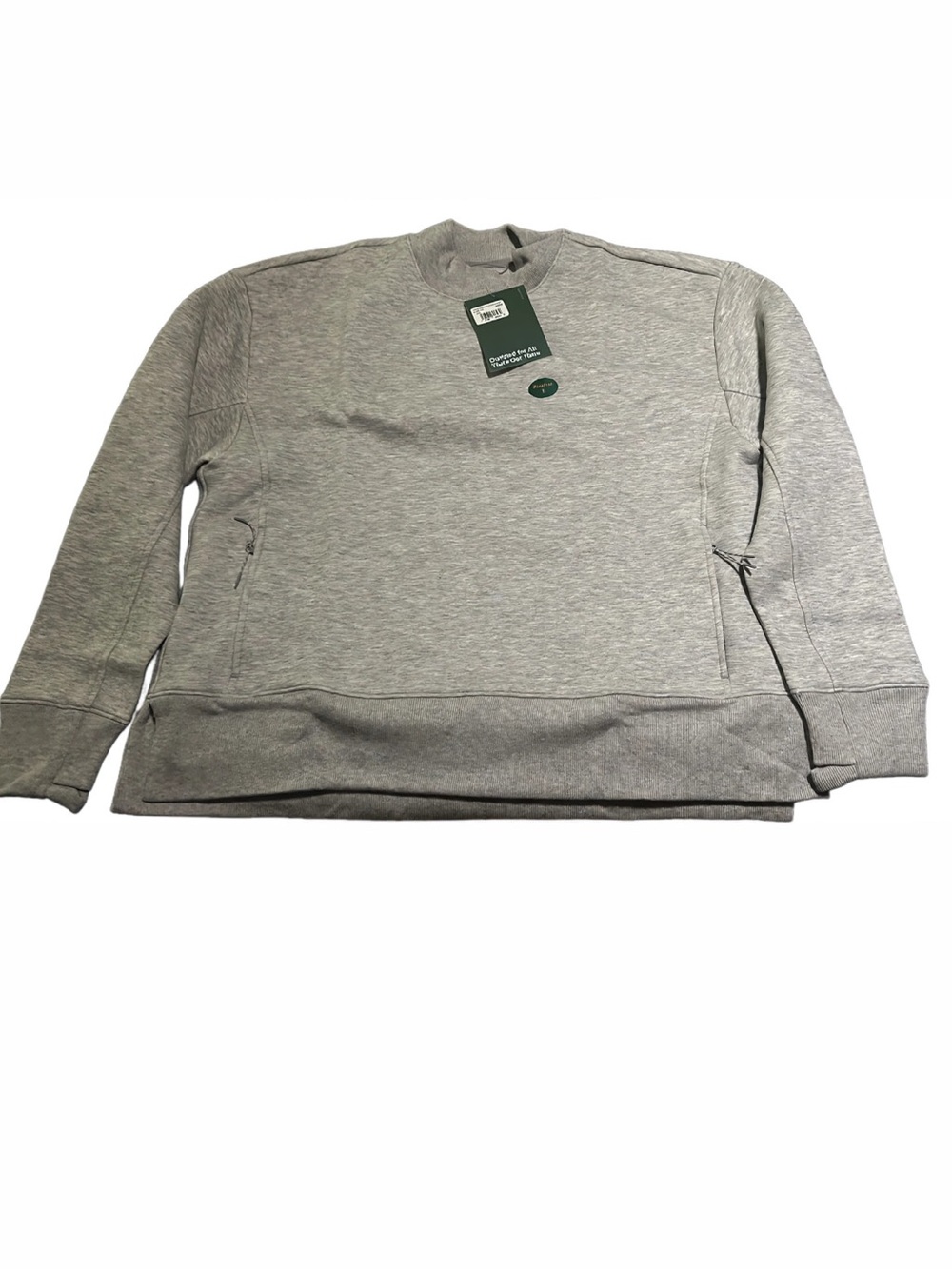 L.L. Bean Women's Light Heather Gray Crew Sweatshirt